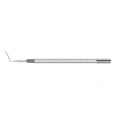 Corneal Dissector Angled - Curved Blade Stainless Steel, 12 cm - 4 3/4"